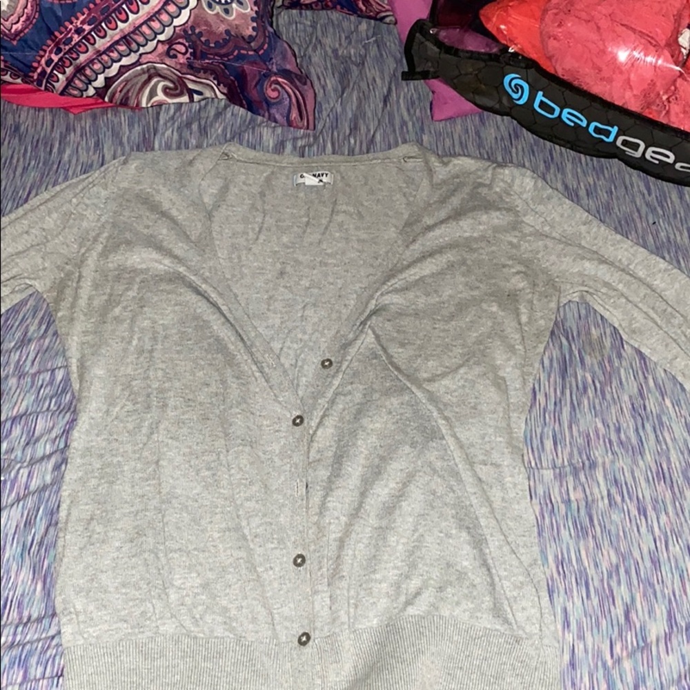 Old navy gray cardigan